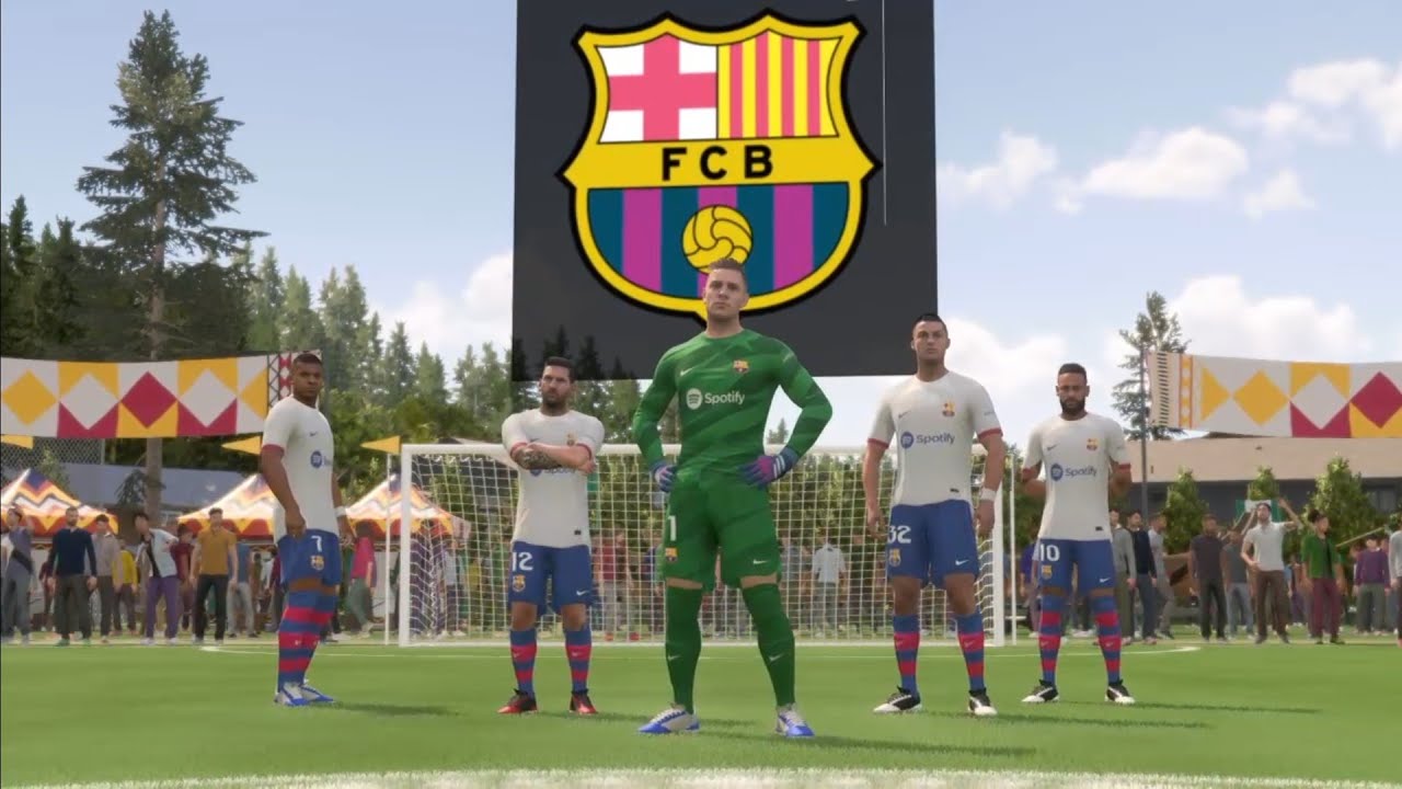 FIFA VOLTA-MESSI, RONALDO, NEYMAR, MBAPPE, ALL STARS | BARSELONA vs REAL MADRID 