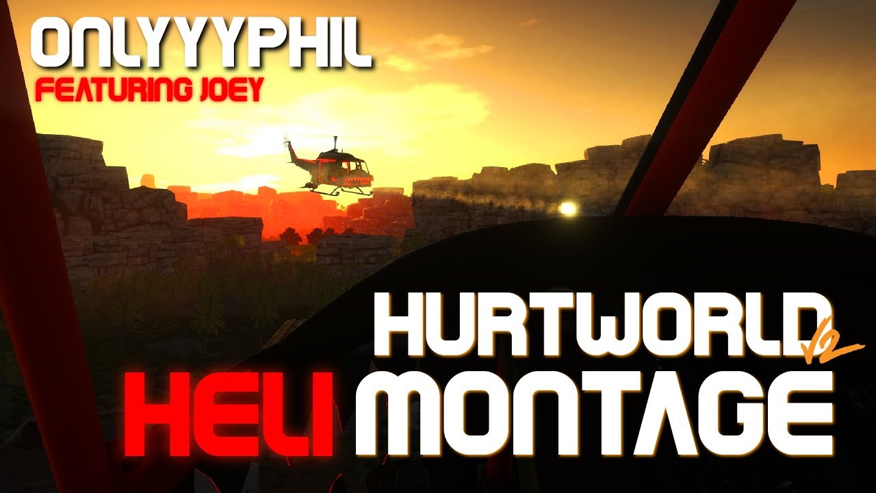 Hurtworld V2 - Helicopter Montage (PVP & Tricks) ft. JOEY