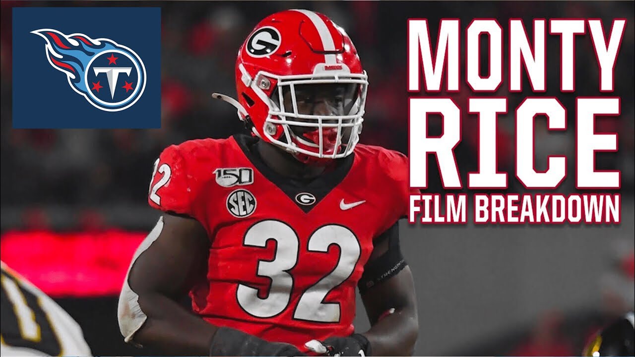 NEW TITANS LB Monty Rice Film Breakdown