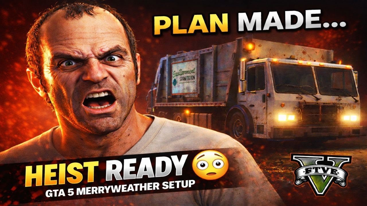 The Heist Is READY… But Everything Can Go Wrong 😳 | GTA 5 Merryweather Setup #ps5 #GTA5 #gaming