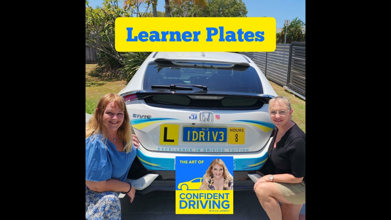 Learner plates with Jeannie