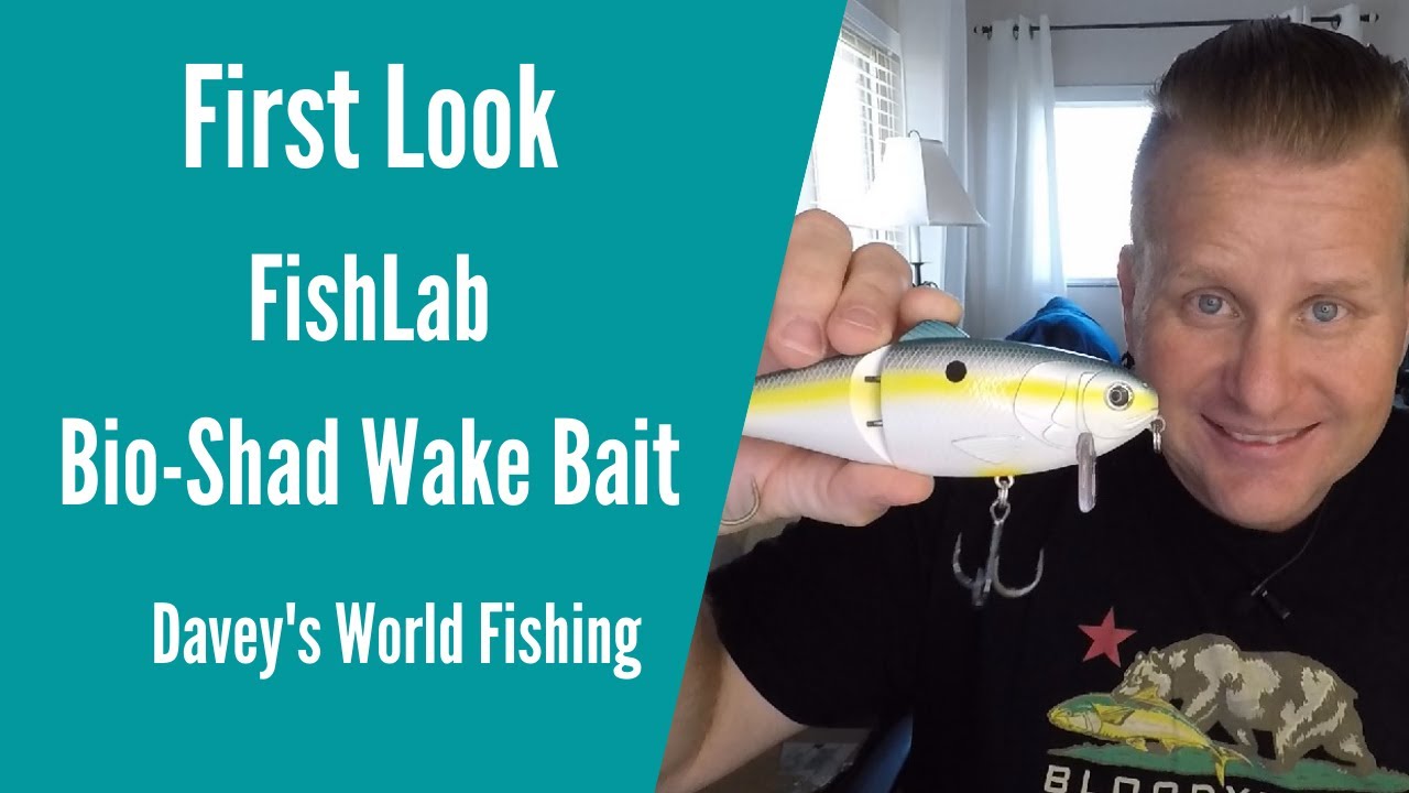 NEW - First Look- FishLab Bio-Shad Wake Bait