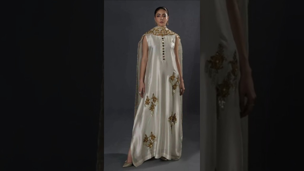 raw silk long shirt dress design#longshirts #rawsilk #fashionstyle #weddingdress