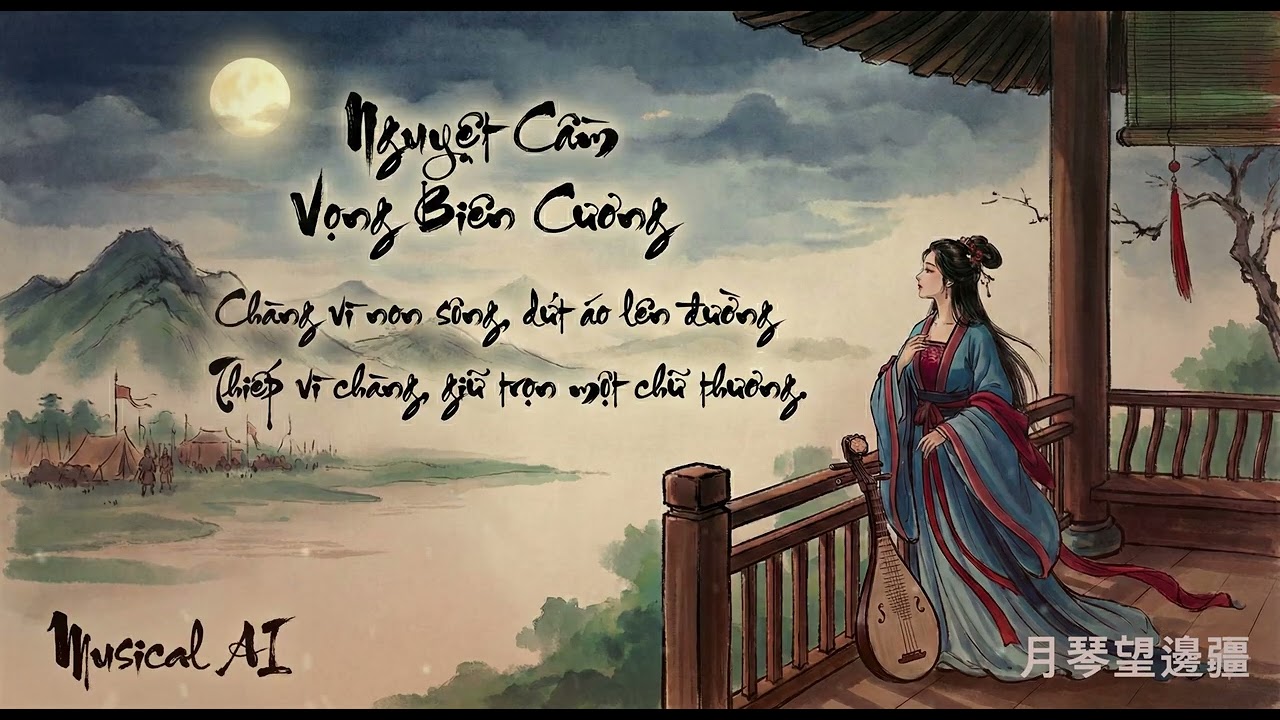 Nguyệt Cầm Vọng Biên Cương- Bản Tình Ca Đẫm Lệ Nơi Biên Ải (月琴望邊疆)| ‪‪@musical-ai269  | #youtube‪‪