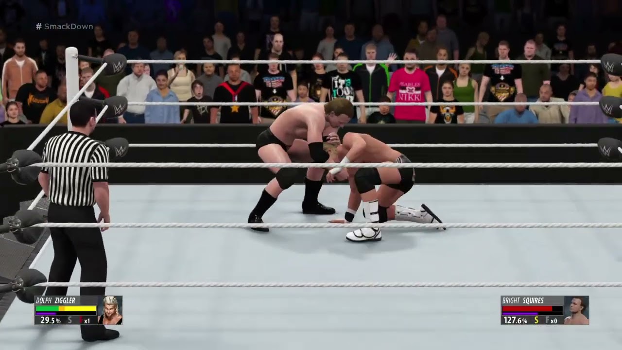 Part 1 of Bright Squires VS. Dolph Ziggler | Smackdown April 19, 2016