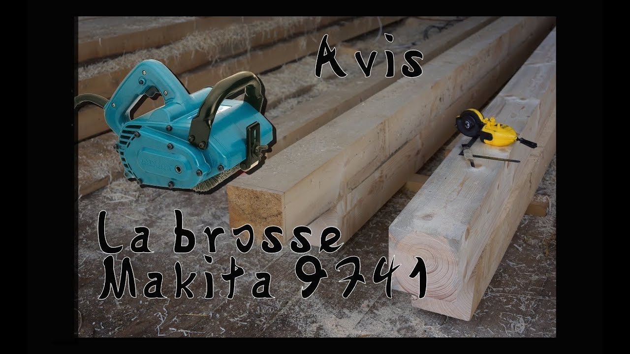 Décapeur à rouleaux - Makita 9741 (la brosse éléctrique du chantier)