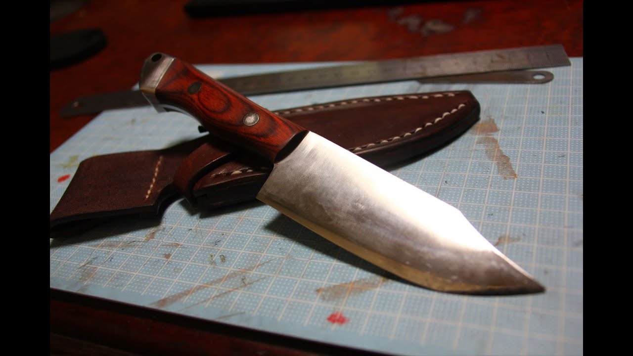 鉈包丁ナイフを作る【Custom Knife Making】
