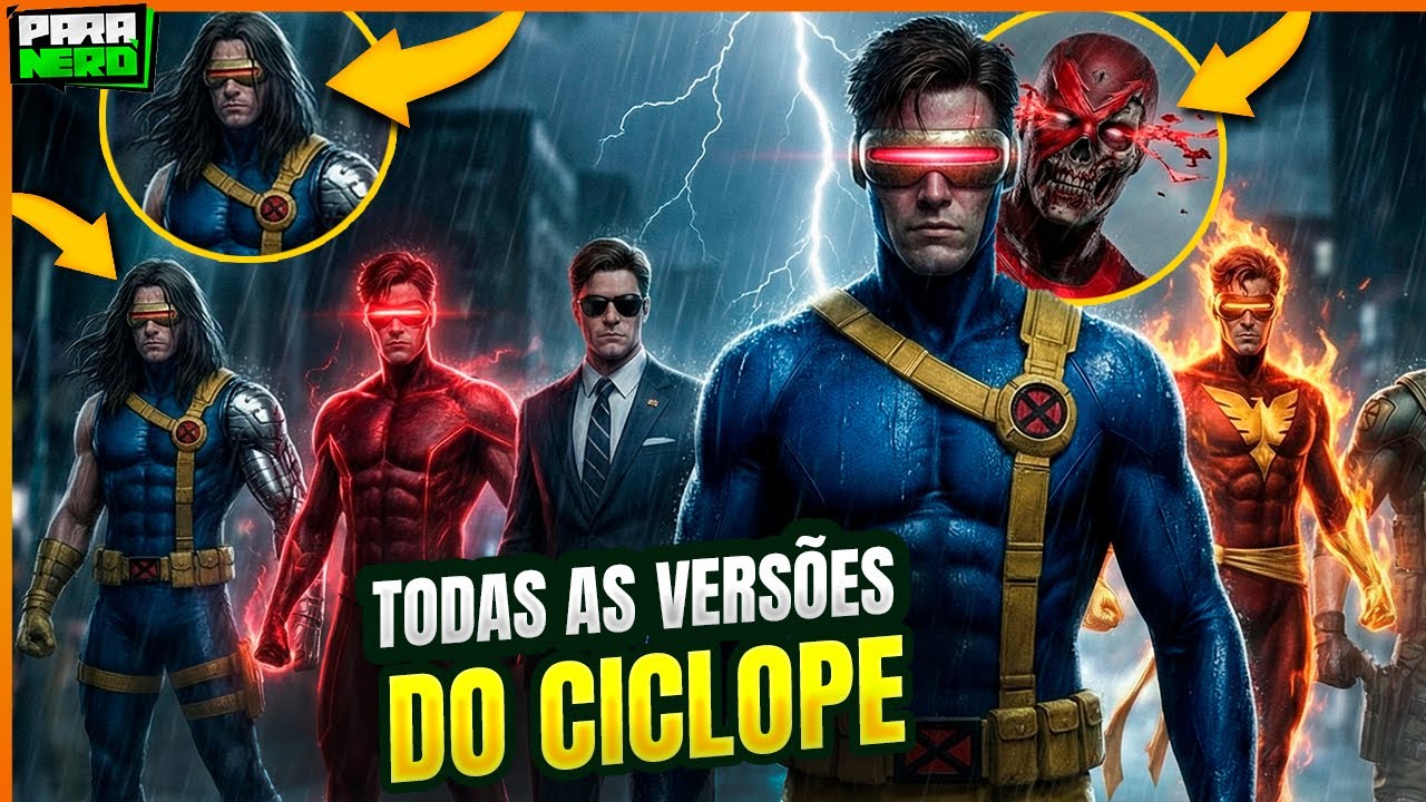 TODAS AS VERSÕES DO CICLOPE E SEU VISOR NAS HQS