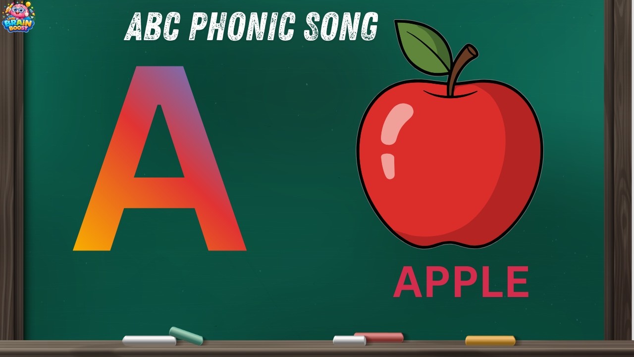 ABC Song with Words | Learn Alphabet A to Z for Kids 🎶