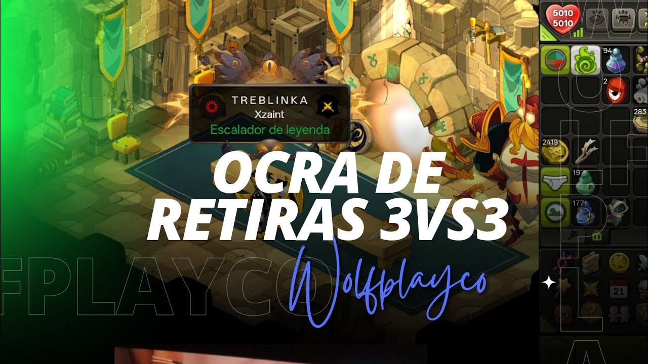 OCRA DE RETIRAS EN KOLISEO 3VS3 - DOFUS TOUCH 