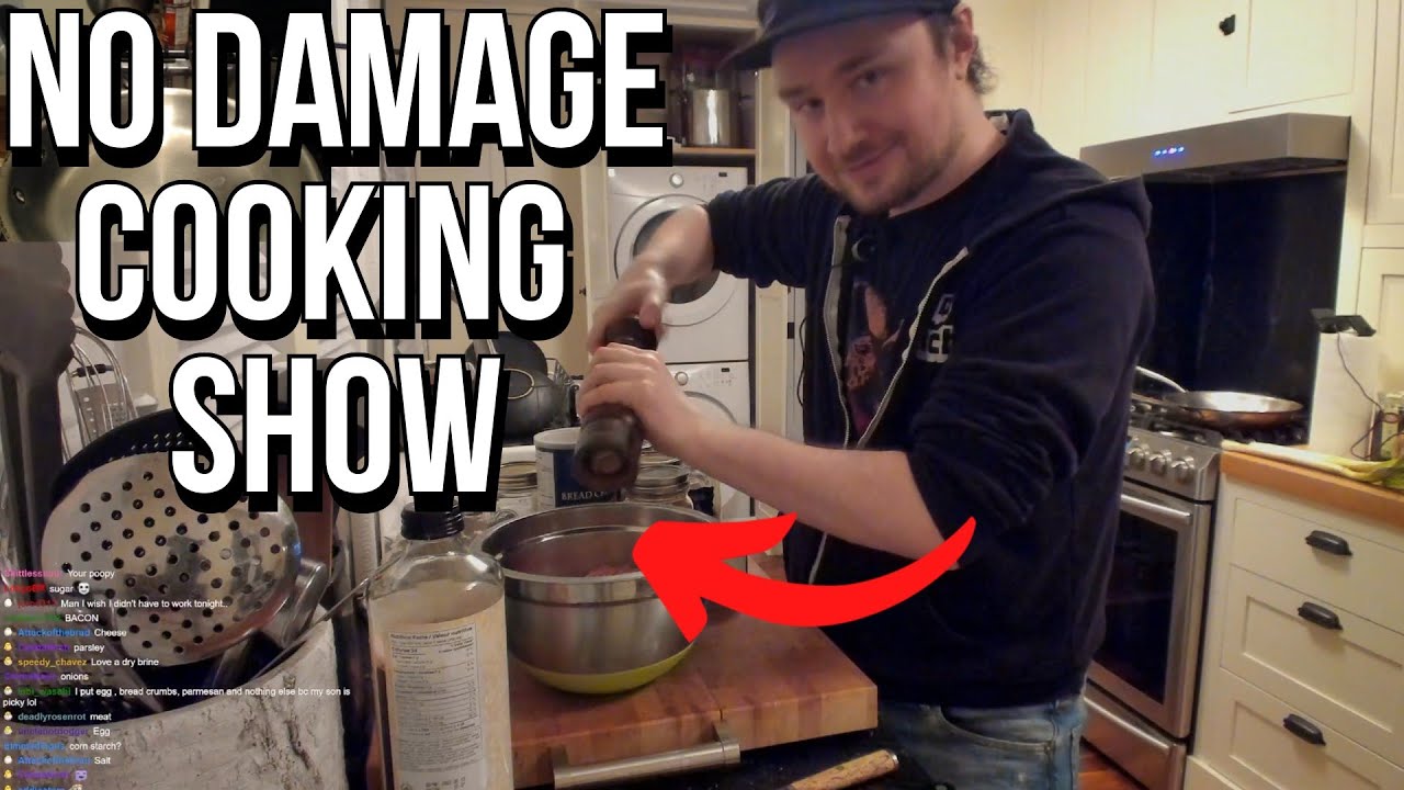 Cooking On Twitch || No Damage - Full Playthrough [Spaghetti Fusion%]