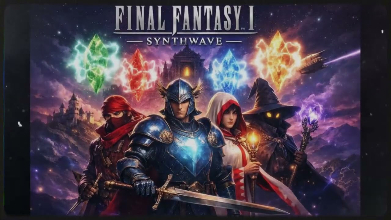 FINAL FANTASY I (1987) — SYNTHWAVE TRIBUTE