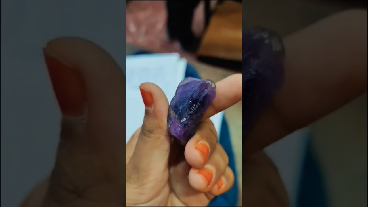 No doubt, it&rsquo;s Amethyst! #crystals #minerals