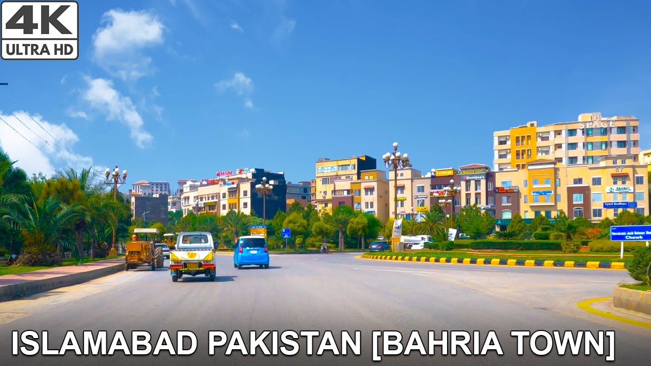 4K / Bahria Town Islamabad Phase 8,7 / Come see to Pakistan / Beautiful Islamabad City 2022