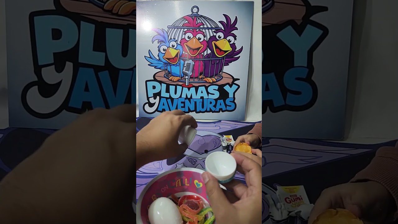 Huevos sorpresa Gumi Yum marca Zuru, Colección Safari, segundo que abrimos. Son 25 diferentes.