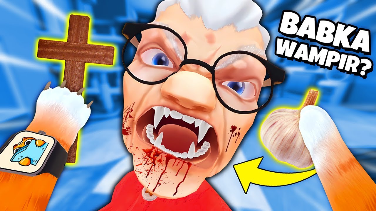 BABCIA ZAMIENIŁA SIĘ W WAMPIRA?!🦇| I Am Cat VR