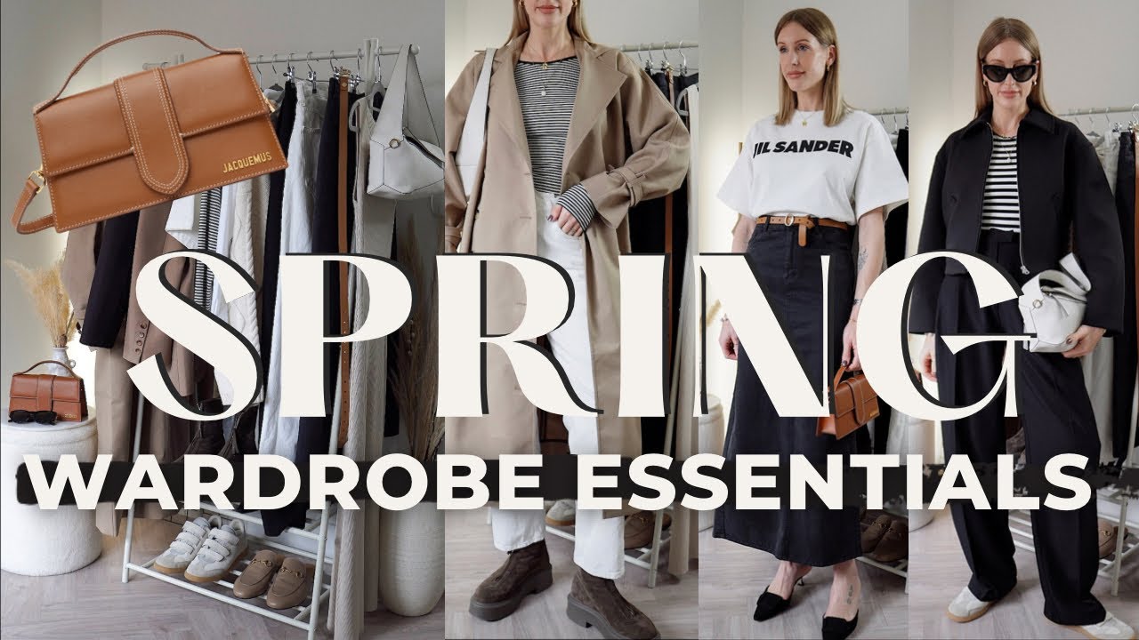 SPRING CAPSULE WARDROBE 2023 | 21 Wardrobe Essentials + Neutral Basics for your everyday outfits!