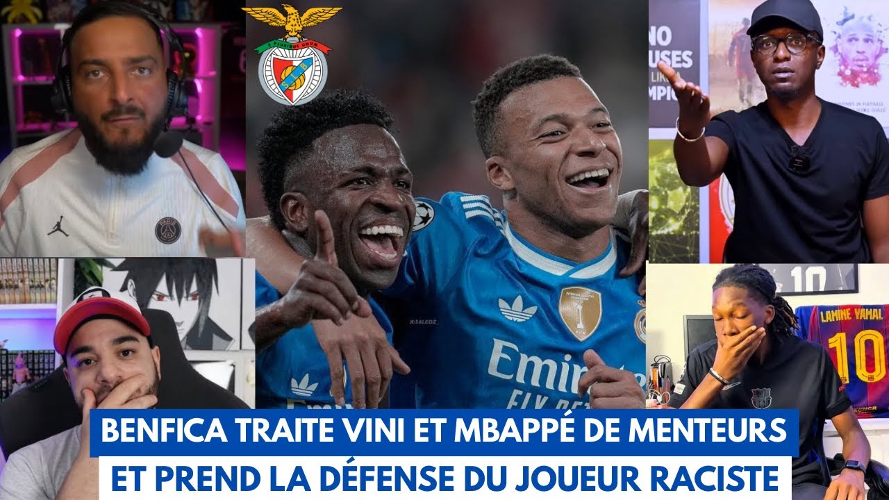 🚨COUP DE TONNERRE : BENFICA CAUTIONNE LE RACISME DE SON JOUEUR ET DÉZINGUE VINICIUS ET MBAPPÉ !