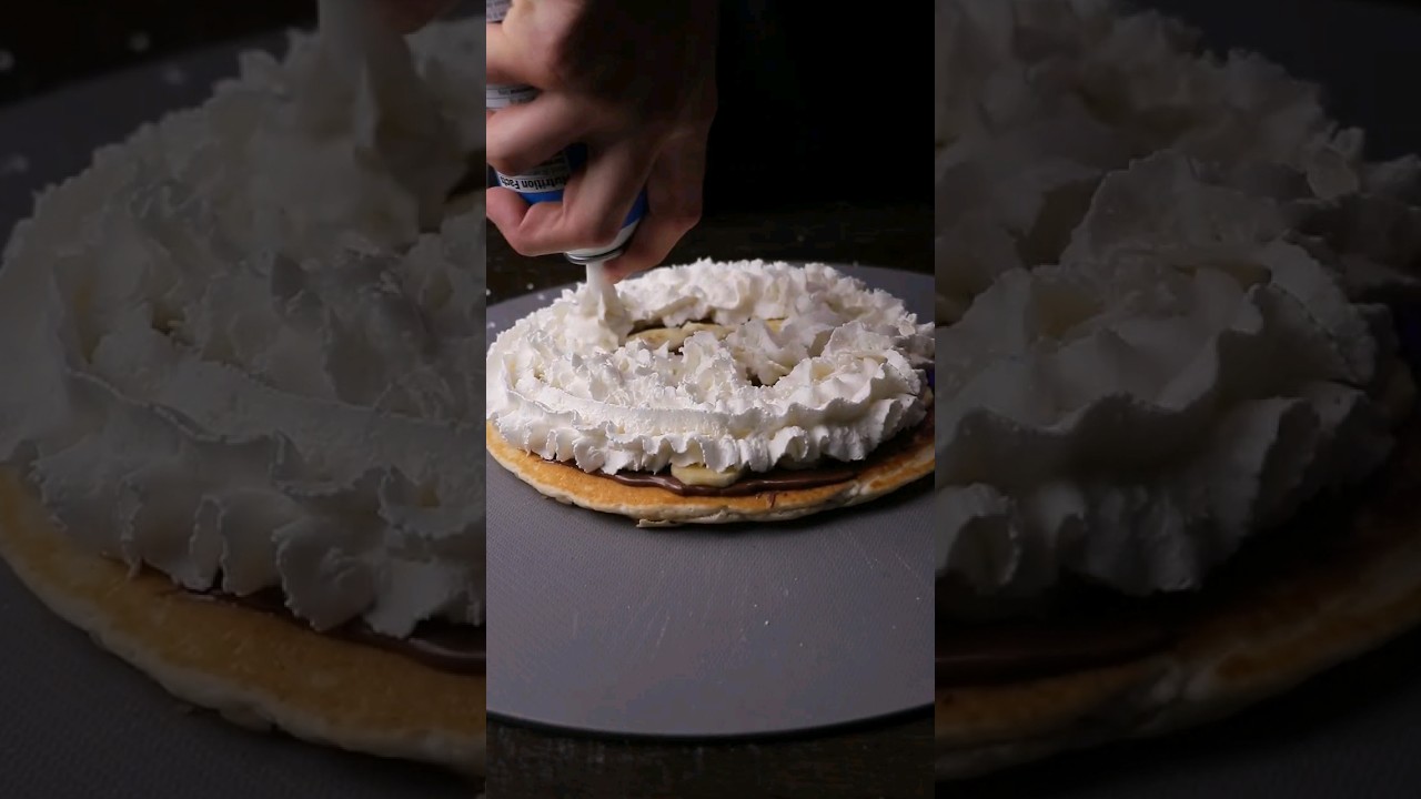 Pancake Pizza #shorts #pizza #trending