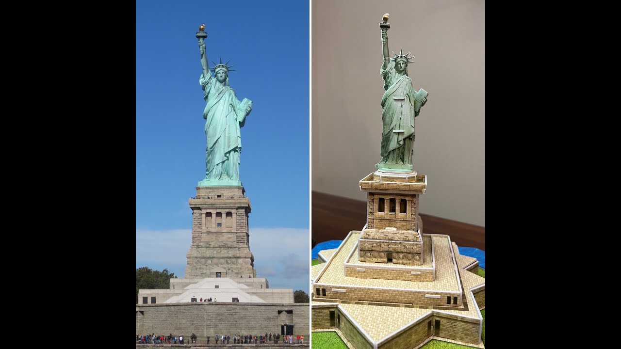 Statue of Liberty. 3D Puzzle. Daron. Decorative Collectible. Статуя Свободы. 3D Пазл.