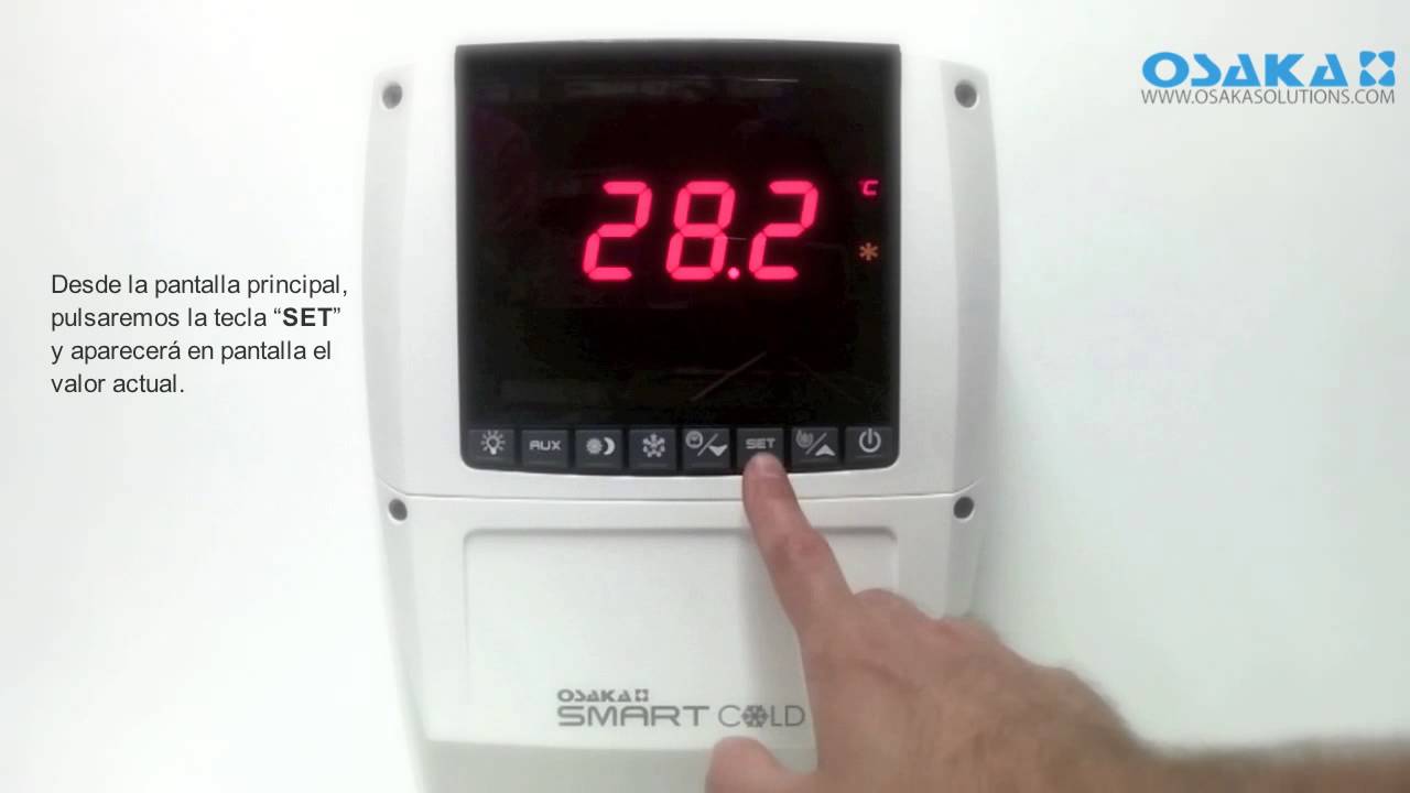 Termostato Digital Mural SMART COLD - Configuración Rápida