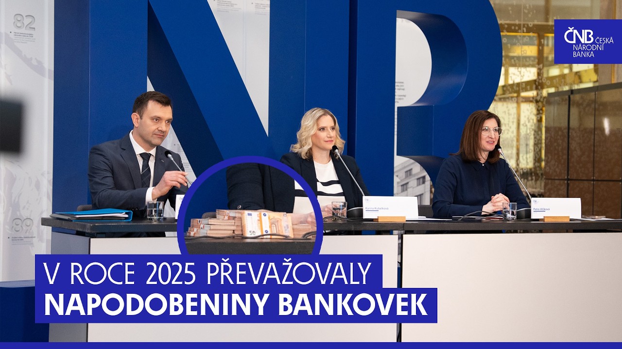 💶 Počet nepravých bankovek a mincí v roce 2025 vzrostl ↗️