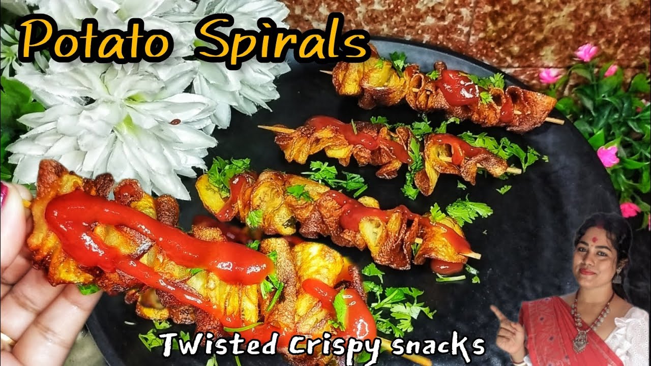 Twisted Crispy Potato Spirals | Easy Street-Style Snack at Home | Beginner's Kitchen Love The Spices