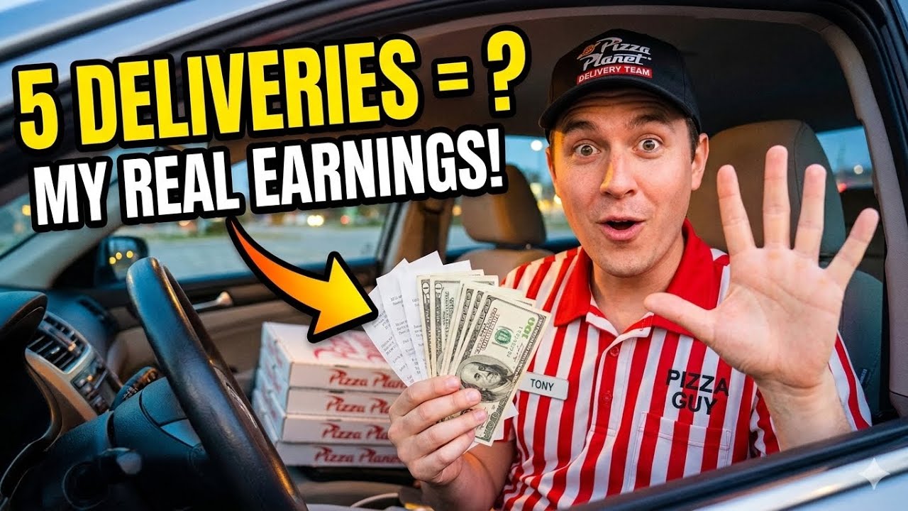 #PIZZA #DELIVERY JOB PAY 🍕🚗 | HOW MUCH I ACTUALLY MAKE 💰