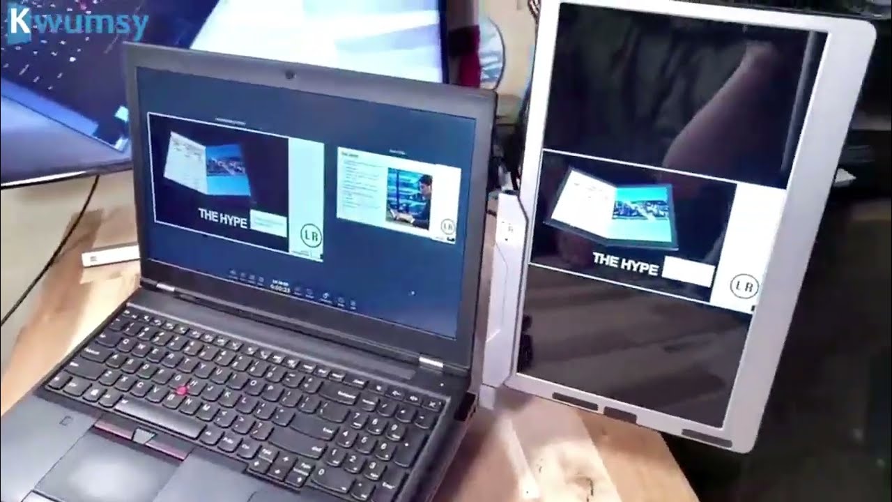 Kwumsy F1 Triple Screen Laptop Screen Extender Unboxing