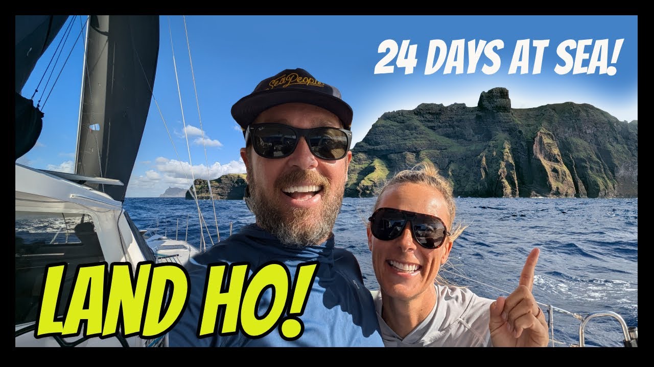 24 Days at Sea: Sailing Across the Pacific - Panama to Nuku Hiva Ep 54