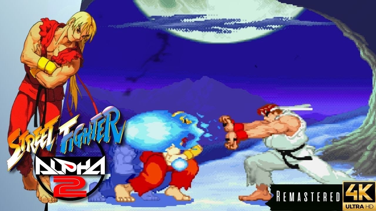 Street Fighter Alpha 2 - Ken (Arcade/USA/1996) 4K 60FPS