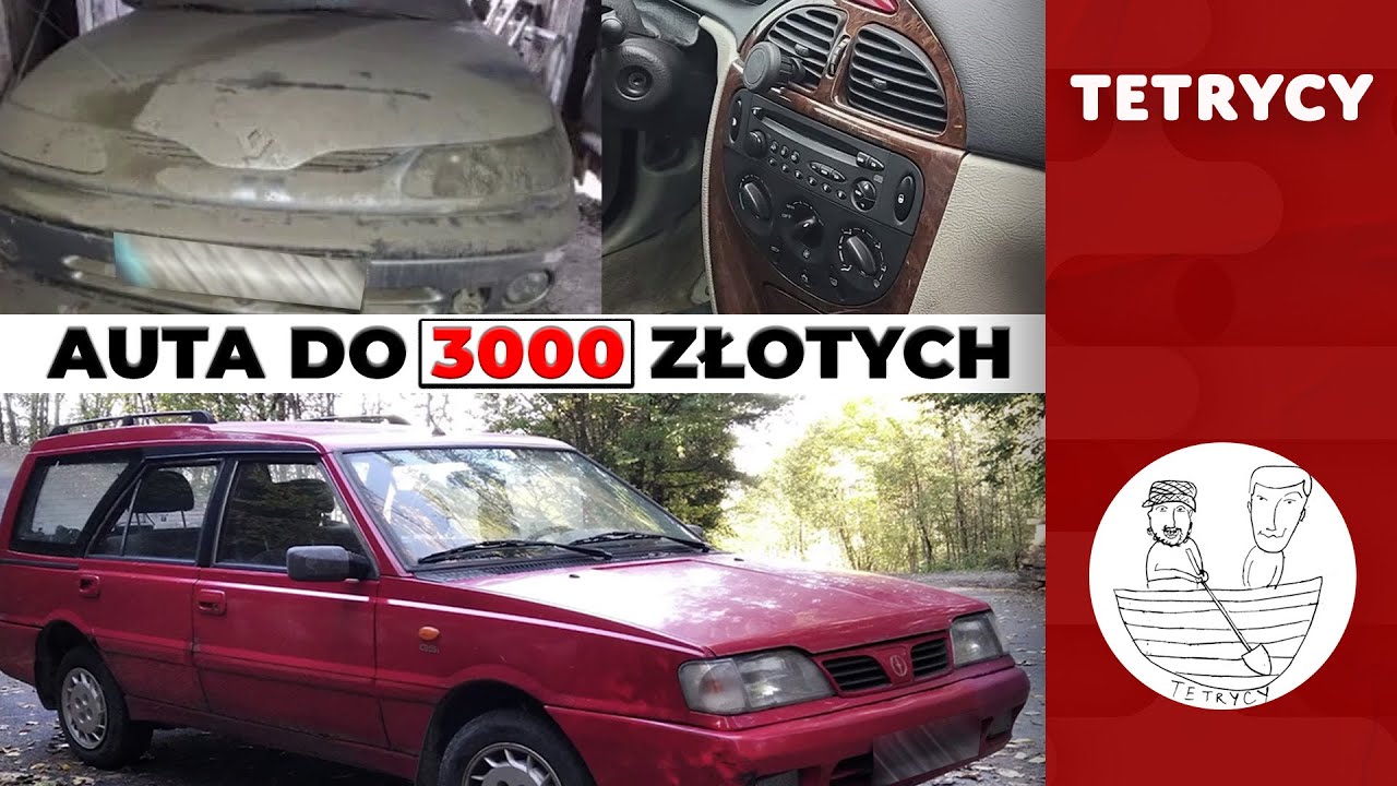 SZUKAMY AUTA DO 3000 ZŁOTYCH | Tetrycy