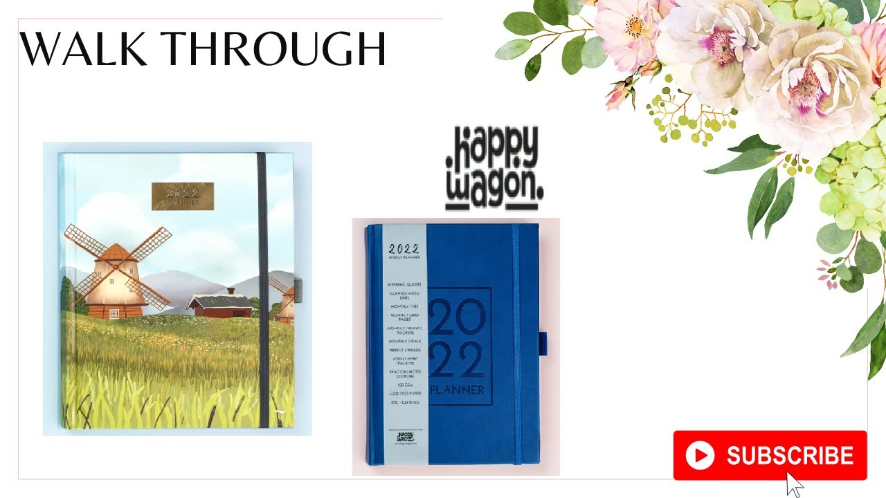 Happy Wagon Serene Fields Planner 2022 Review & Walk Through
