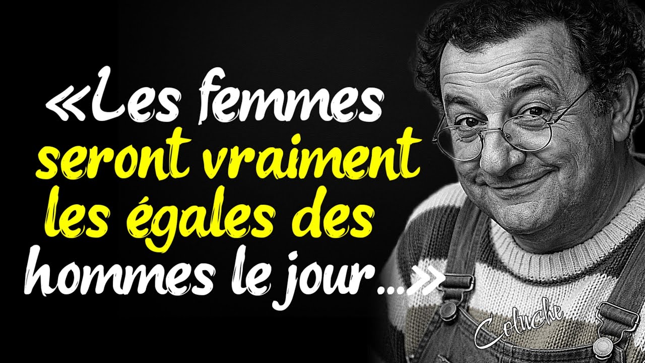 Coluche | Des citations drôles… jusqu’à ce qu’elles deviennent dérangeantes