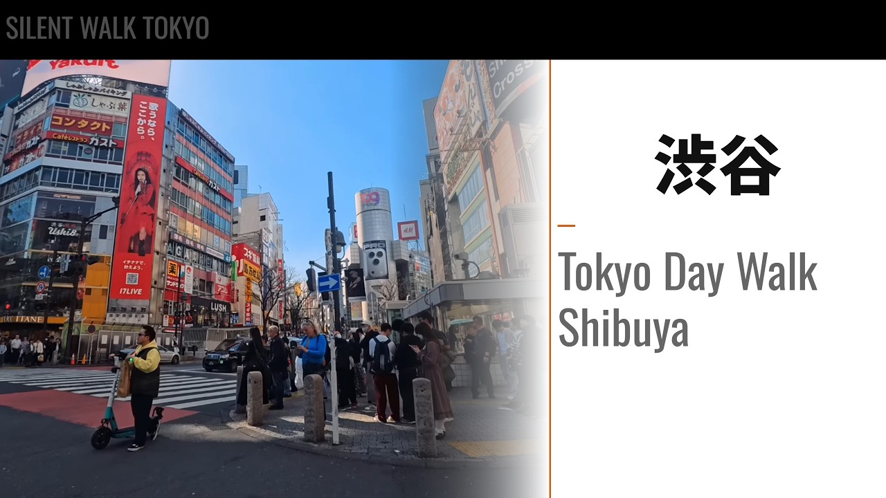 渋谷 週末 昼散歩【Tokyo Day Walk Shibuya Weekend POV】