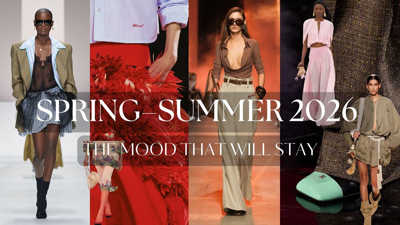 Spring–Summer 2026 Fashion Trends | Relaxed Tailoring, Texturi & Culori Neutre | SS26 Fashion Report