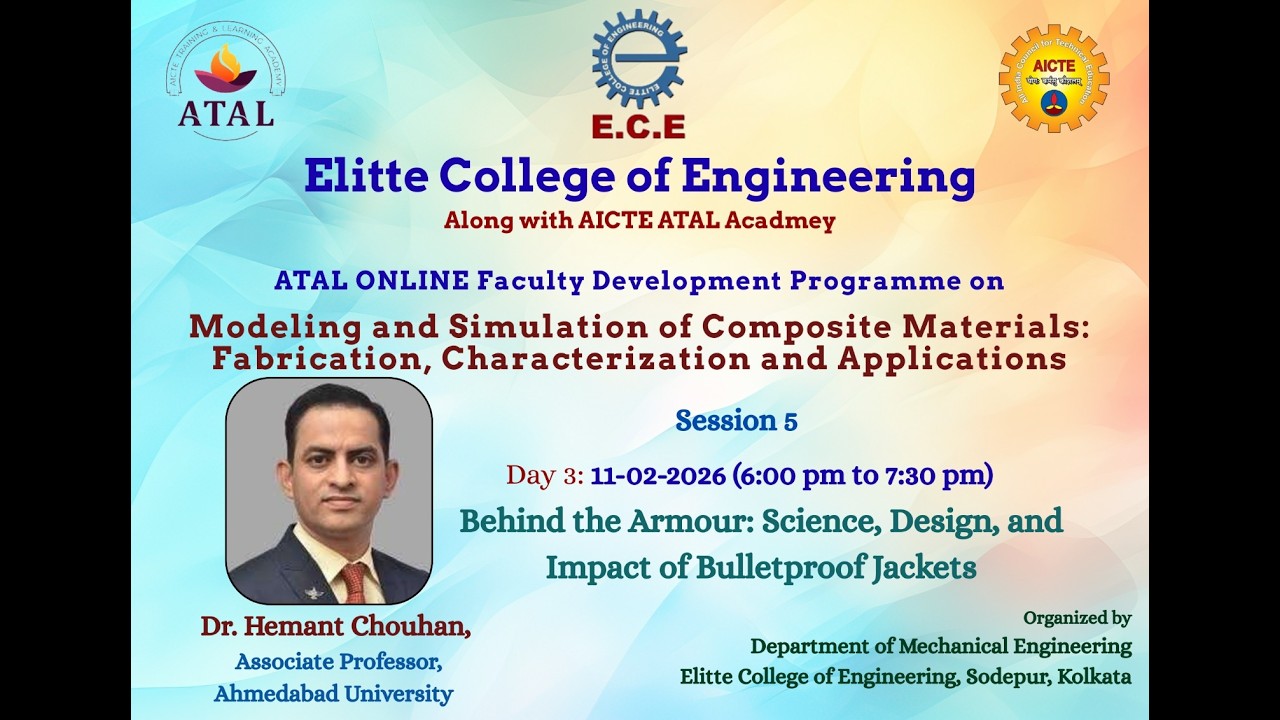 Session 5: Behind the Armour: Science, Design, and Impact of BulletproofJackets.