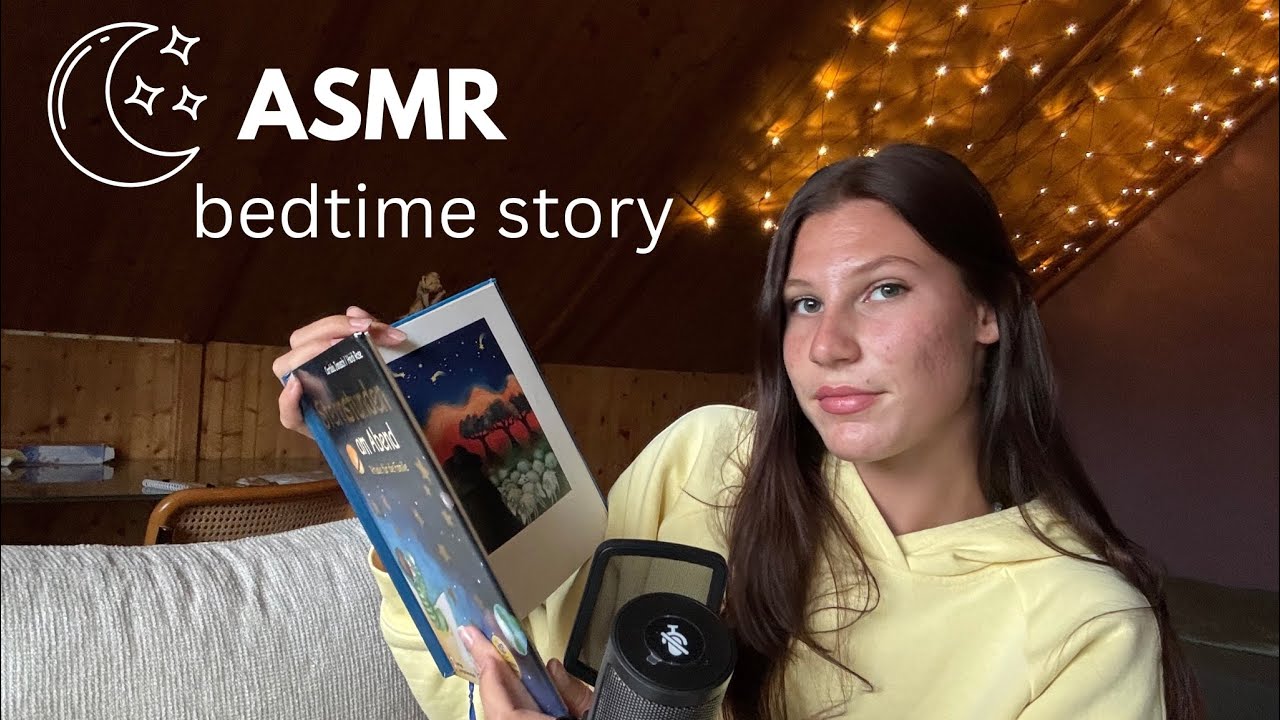 ASMR || reading you bedtime stories in german 🌚(deutsche gute Nacht Geschichten)