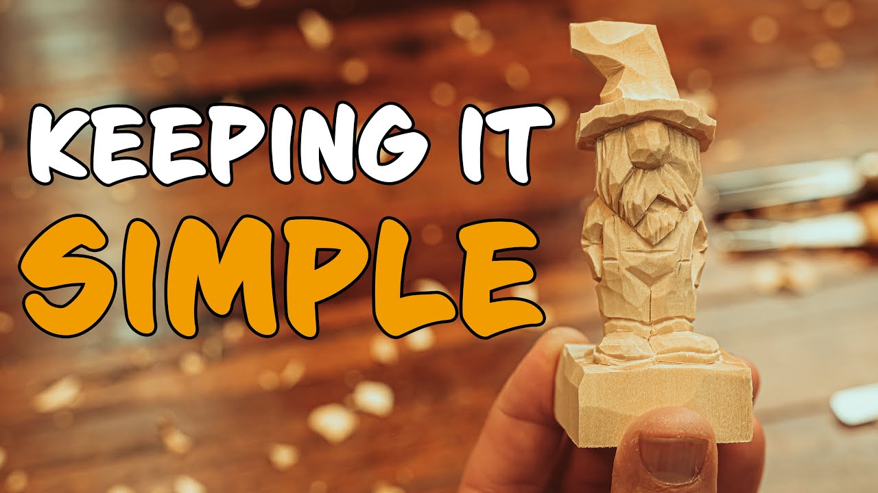Flat Plane Woodcarving || Keeping It Simple with Easy Beginner Project