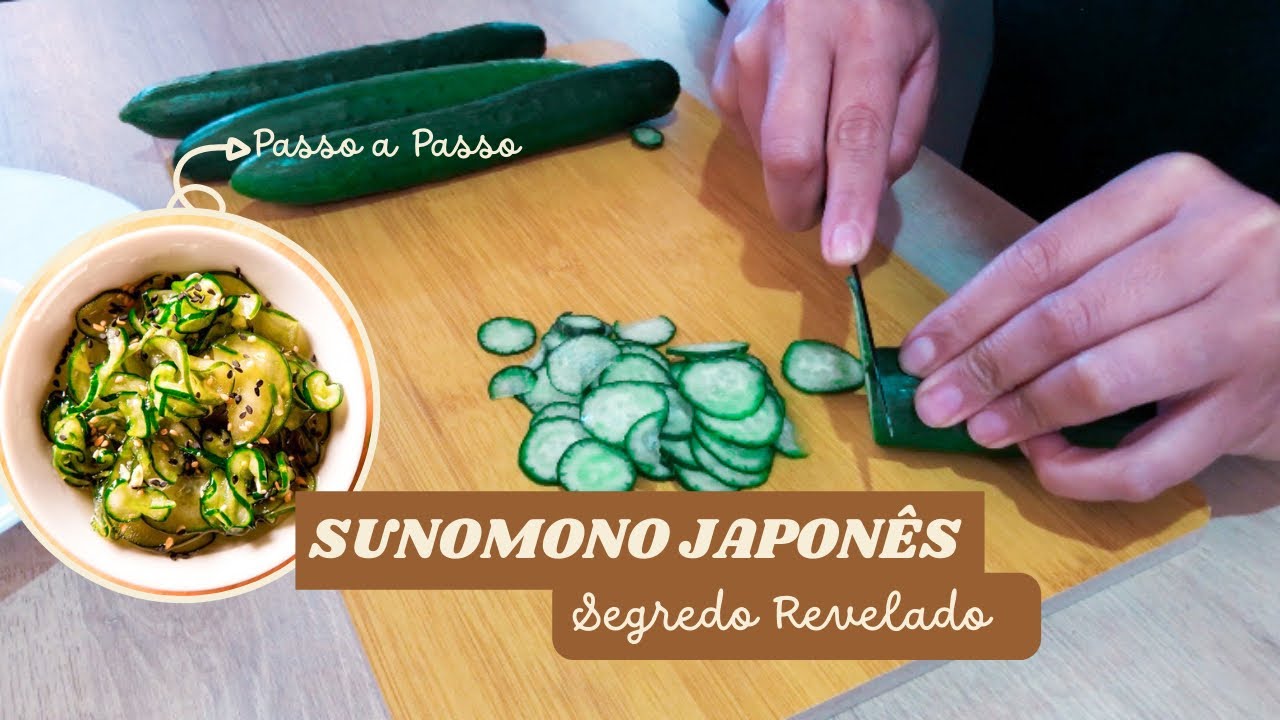 COMO FAZER SUNOMONO DE PEPINO QUE DURA ATÉ 3 MESES NA GELADEIRA #receitafacil #comidajaponesa