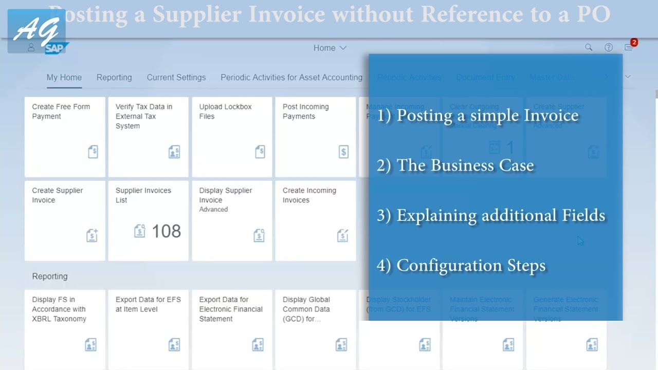 SAP S4HANA: Публикация финансового счета-фактуры поставщика в SAP FIORI