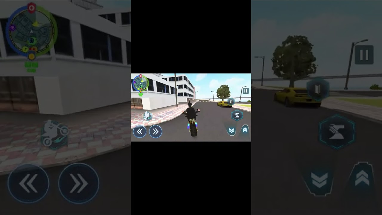 Police Chase Bike Stunts New