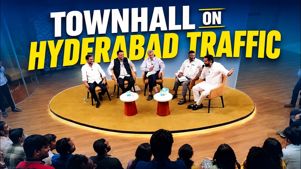 LIVE🔴: TOWNHALL ON HYDERABAD TRAFFIC | Srinivas Komira