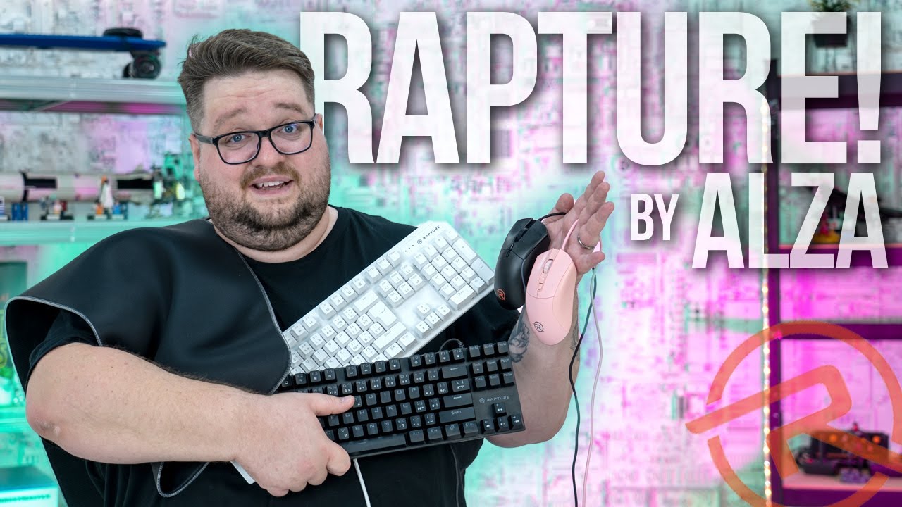 Herní příslušenství Rapture: Levné gamingové klávesnice a myši přímo z Alzy! (PŘEDSTAVENÍ # 1551)