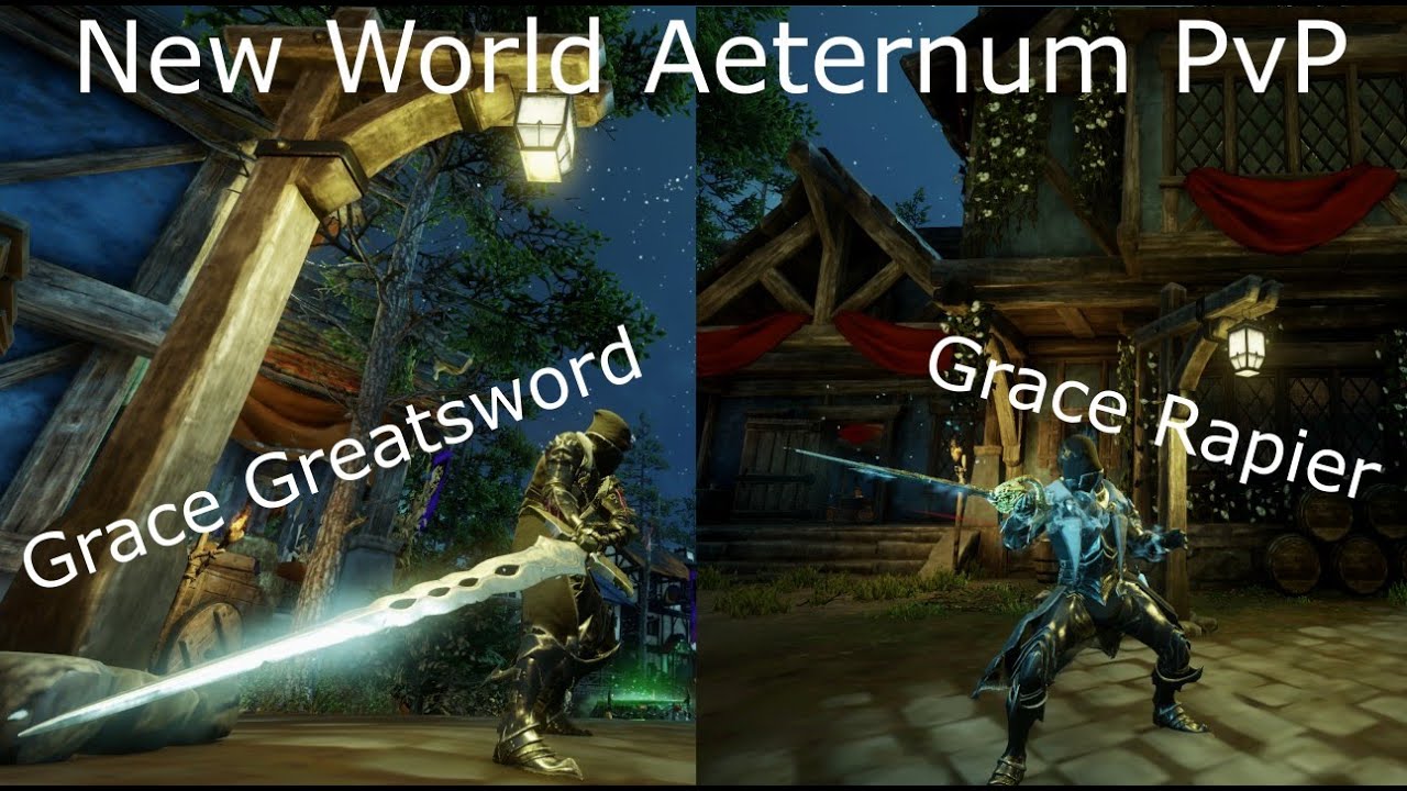 New World Aeternum Season 6 3v3 Arena PvP - Grace Greatsword Artifact and Grace Rapier