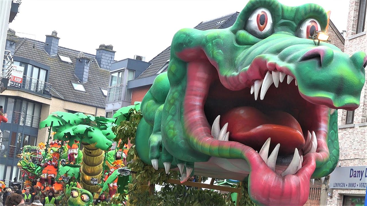 Carnaval Ninove 2020: montage stoet
