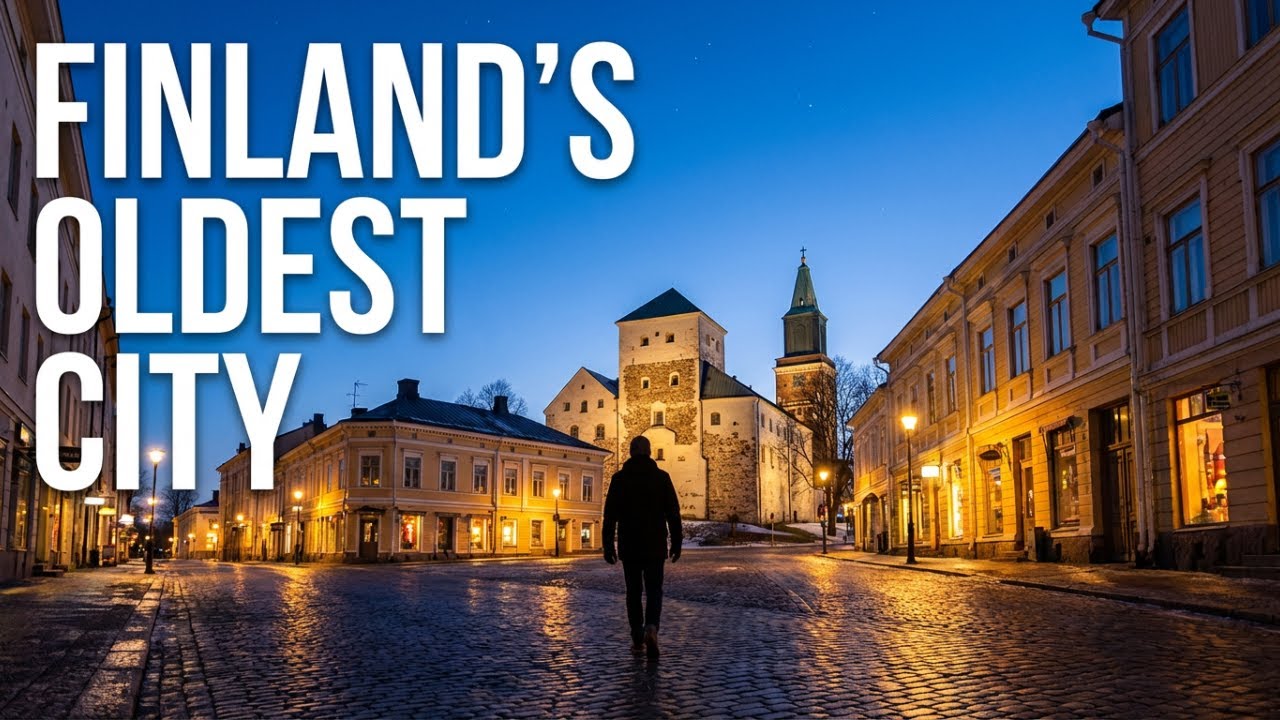🇫🇮 Walking Tour in Turku City Centre | Explore Finland&rsquo;s Oldest City | Turku 4K - Slow TV