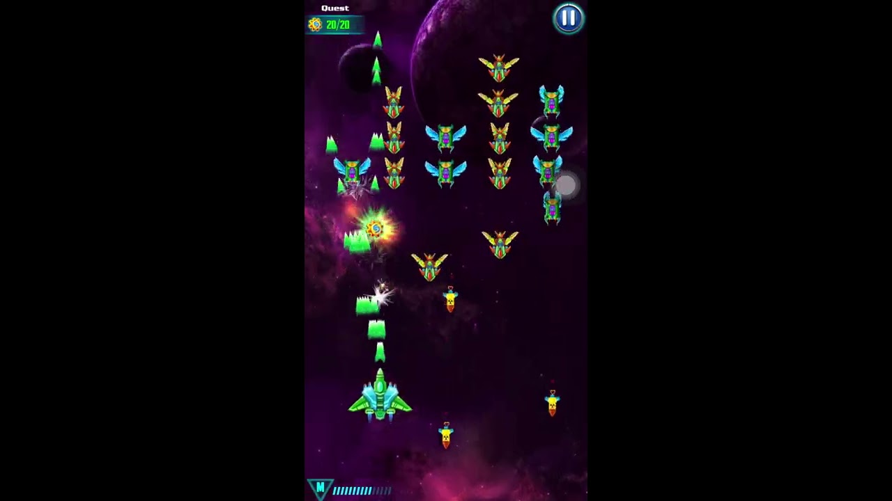 [Campaign] Level 19 Galaxy Attack: Alien Shooter | Best Relax Game Mobile | Arcade Space Shoot