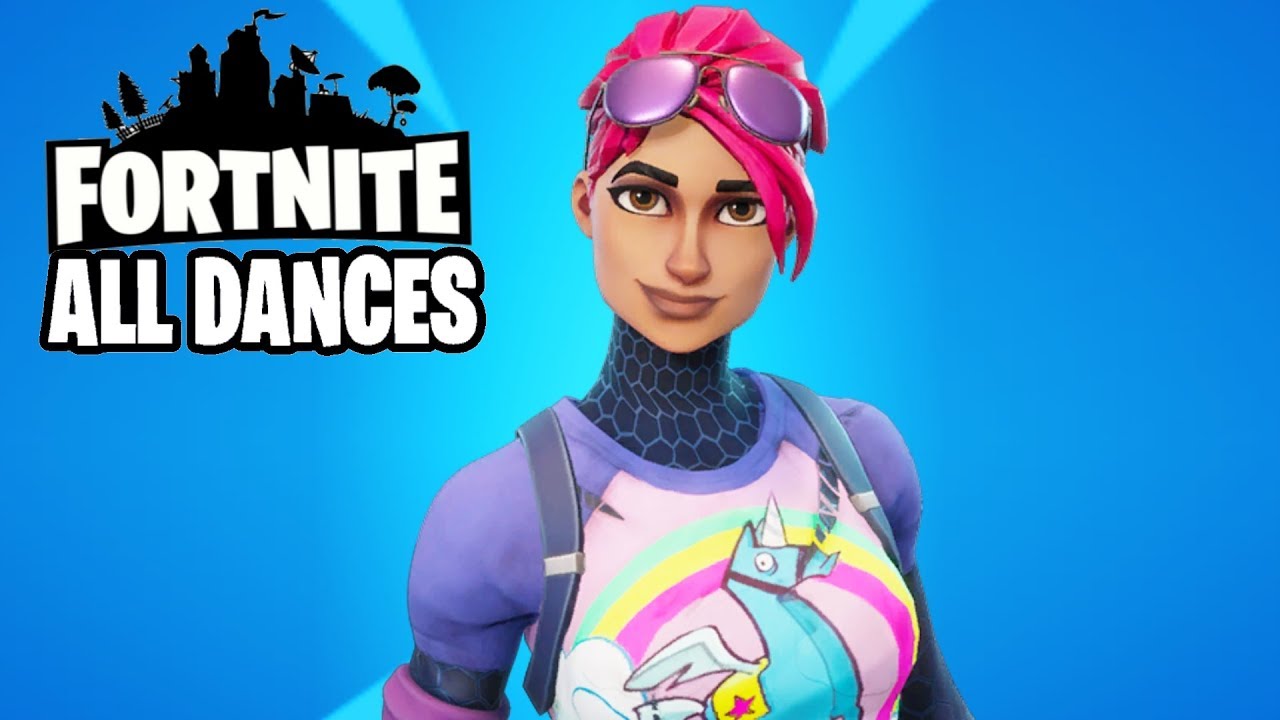 Fortnite Brite Bomber Rare Performs All Dances Season 1-5
