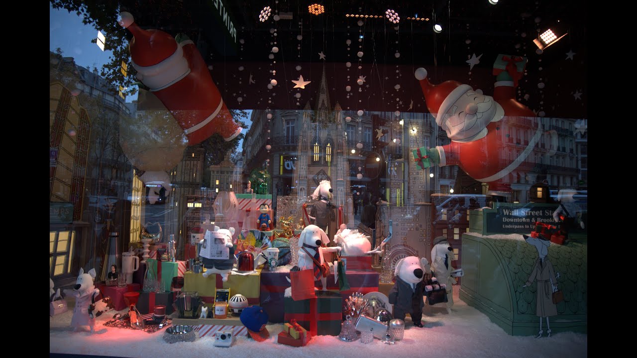 Vitrinas de Navidad en Paris